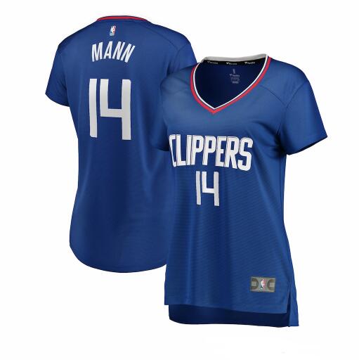 Camiseta baloncesto Terance Mann 14 icon edition Azul Los Angeles Clippers Mujer