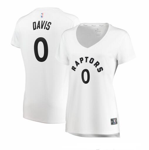 Camiseta baloncesto Terence Davis 0 association edition Blanco Toronto Raptors Mujer