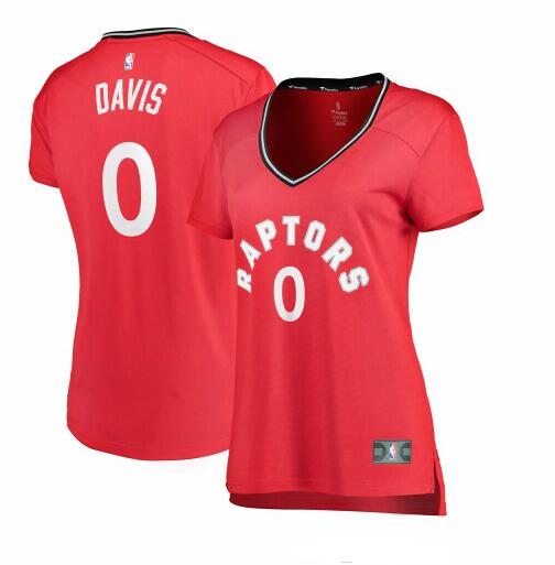 Camiseta baloncesto Terence Davis 0 icon edition Rojo Toronto Raptors Mujer