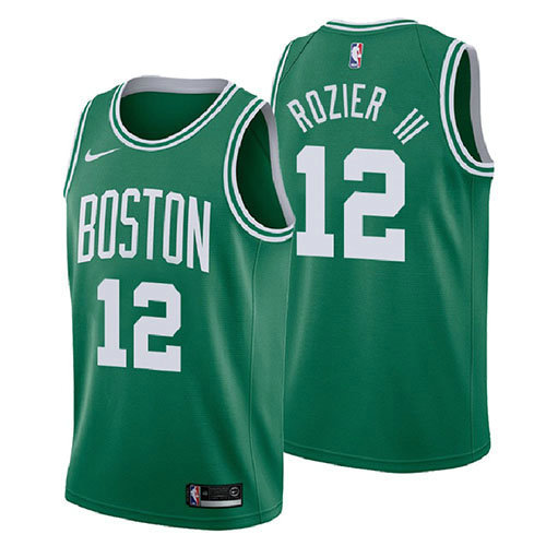 Camiseta baloncesto Terry Rozier III 12 Icon 2018 Verde Boston Celtics Hombre