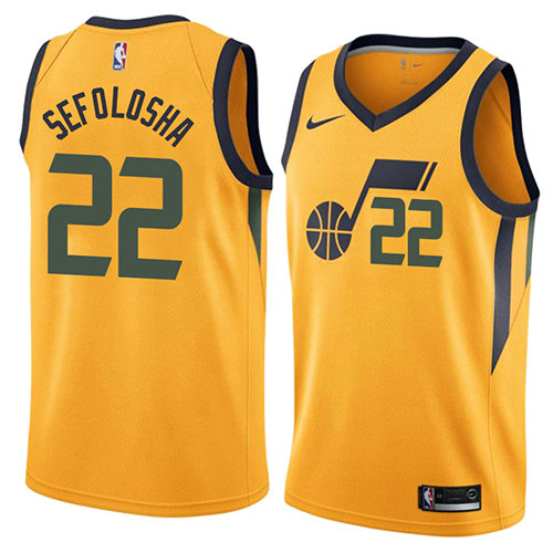 Camiseta baloncesto Thabo Sefolosha 22 Statement 2018 Amarillo Utah Jazz Hombre