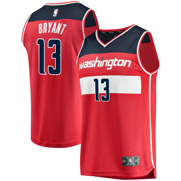 Camiseta baloncesto Thomas Bryant 13 Icon Edition Rojo Washington Wizards Hombre