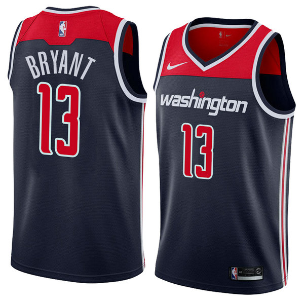 Camiseta baloncesto Thomas Bryant 13 Statement 2018 Negro Washington Wizards Hombre