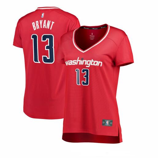Camiseta baloncesto Thomas Bryant 13 icon edition Rojo Washington Wizards Mujer