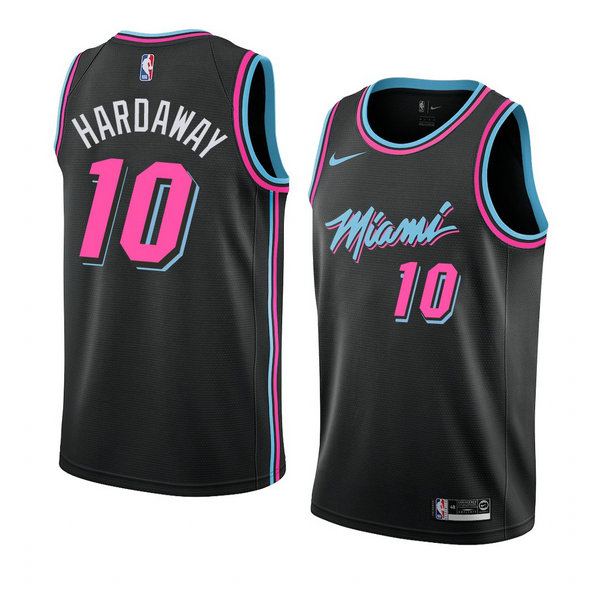 Camiseta baloncesto Tim Hardaway 10 Ciudad 2018-19 Negro Miami Heat Hombre