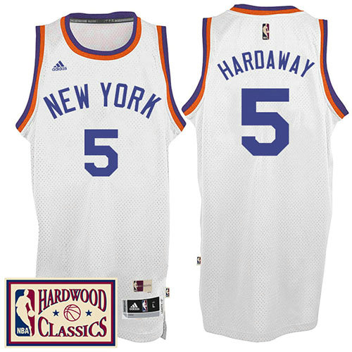 Camiseta baloncesto Tim Hardaway 5 Retro Blanco New York Knicks Hombre