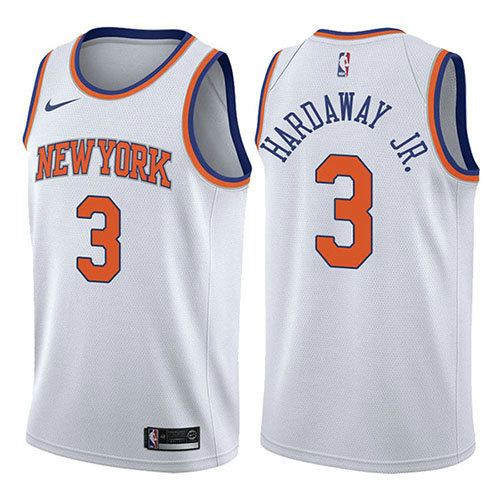 Camiseta baloncesto Tim Hardaway JR. 3 Association 2017-18 Blanco New York Knicks Hombre
