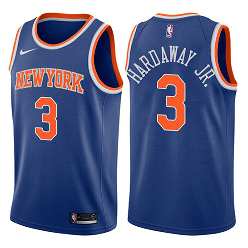Camiseta baloncesto Tim Hardaway JR. 3 Icon 2017-18 Azul New York Knicks Hombre