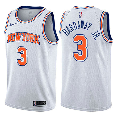 Camiseta baloncesto Tim Hardaway JR. 3 Statement 2017-18 Blanco New York Knicks Hombre