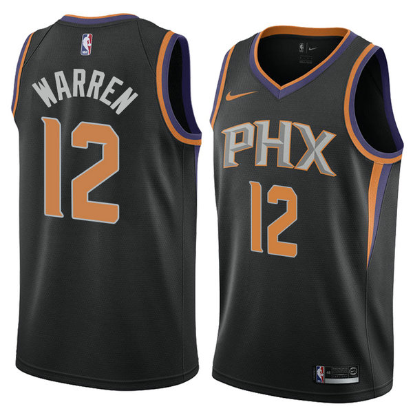 Camiseta baloncesto Tj Warren 12 Statement 2018 Negro Phoenix Suns Hombre