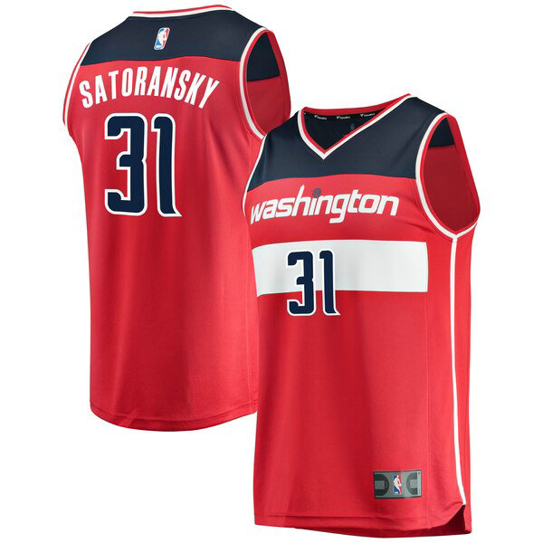 Camiseta baloncesto Tomas Satoransky 31 Icon Edition Rojo Washington Wizards Hombre
