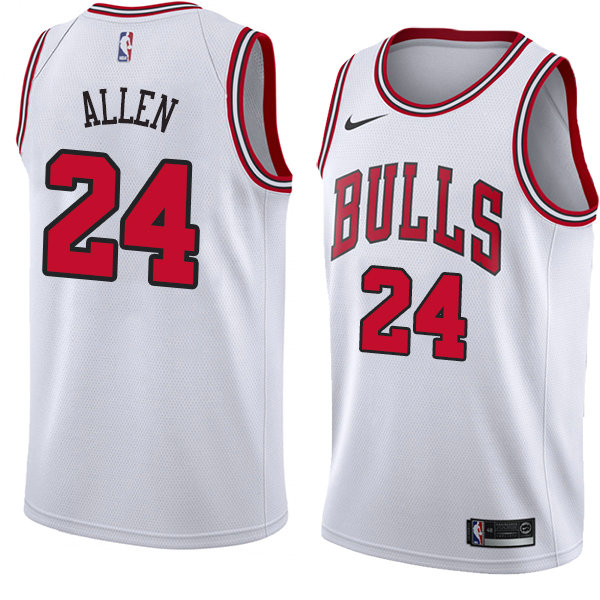 Camiseta baloncesto Tony Allen 24 Association 2018 Blanco Chicago Bulls Hombre