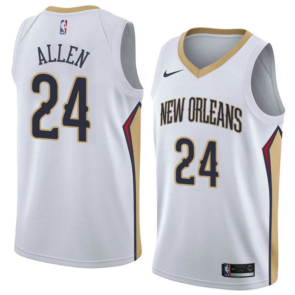 Camiseta baloncesto Tony Allen 24 Association 2018 Blanco New Orleans Pelicans Hombre