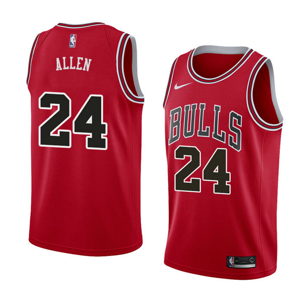 Camiseta baloncesto Tony Allen 24 Icon 2018 Rojo Chicago Bulls Hombre
