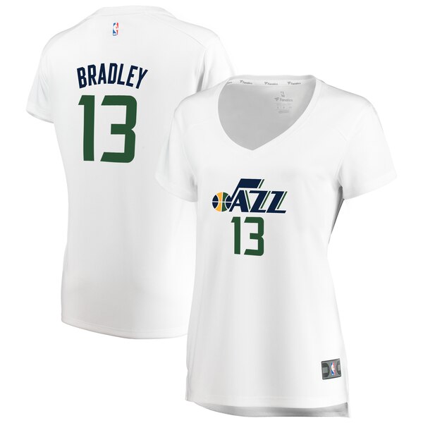 Camiseta baloncesto Tony Bradley 13 association edition Blanco Utah Jazz Mujer