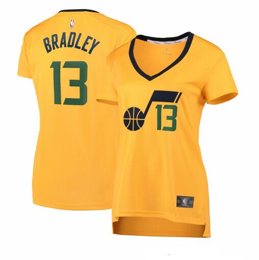 Camiseta baloncesto Tony Bradley 13 statement edition Amarillo Utah Jazz Mujer