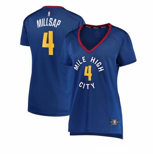 Camiseta baloncesto Torrey Craig 4 statement edition Azul Denver Nuggets Mujer
