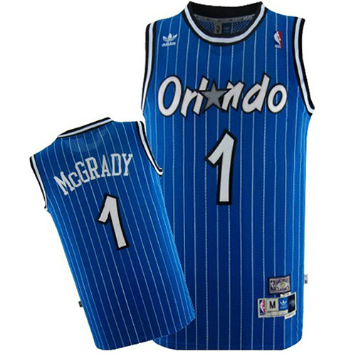 Camiseta baloncesto Tracy McGrady 1 Retro Azul Orlando Magic Hombre