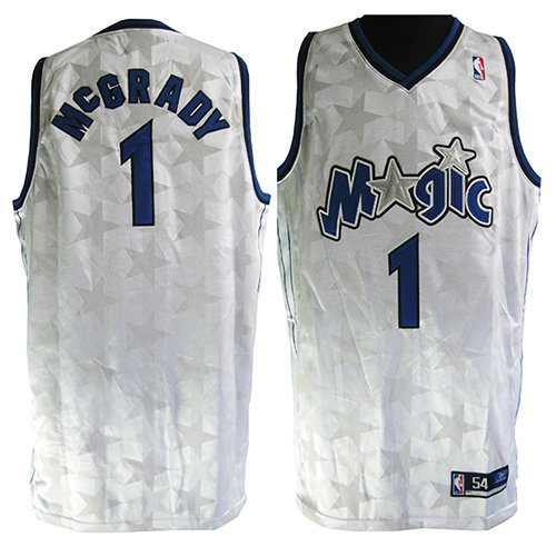 Camiseta baloncesto Tracy McGrady 1 Retros Blanco Orlando Magic Hombre