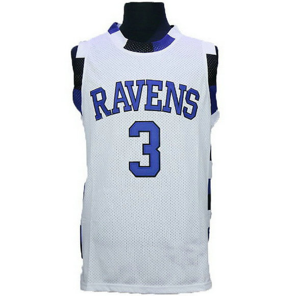 Camiseta baloncesto Tree Hill Lucas Scott 3 Ravens Blanca