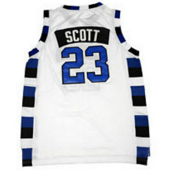 Camiseta baloncesto Tree Hill Nathan Scott 23 Ravens Blanca