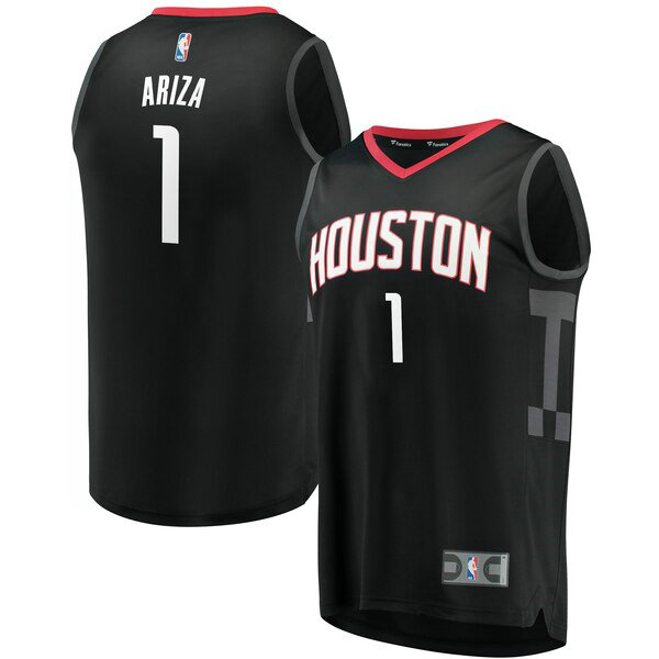 Camiseta baloncesto Trevor Ariza 1 Statement Edition Negro Houston Rockets Nino