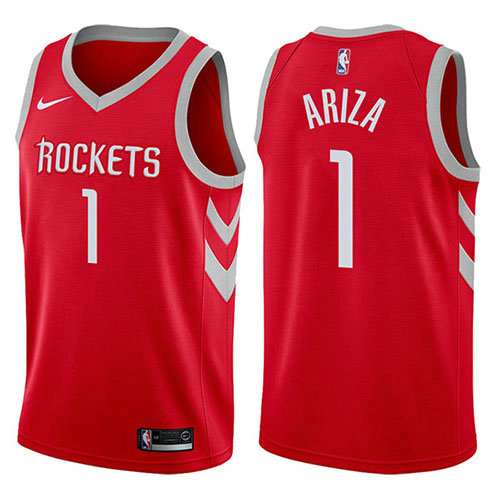 Camiseta baloncesto Trevor Ariza 1 Swingman 2017-18 Rojo Houston Rockets Hombre