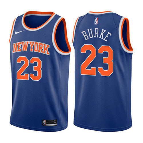 Camiseta baloncesto Trey Burke 23 Icon 2017-18 Azul New York Knicks Hombre
