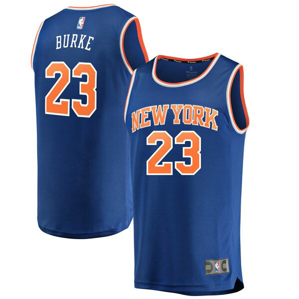 Camiseta baloncesto Trey Burke 23 icon edition Azul New York Knicks Hombre