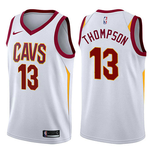 Camiseta baloncesto Tristan Thompson 13 Swingman Association 2017-18 Blanco Cleveland Cavaliers Hombre