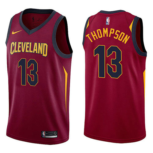 Camiseta baloncesto Tristan Thompson 13 Swingman Icon 2017-18 Rojo Cleveland Cavaliers Hombre