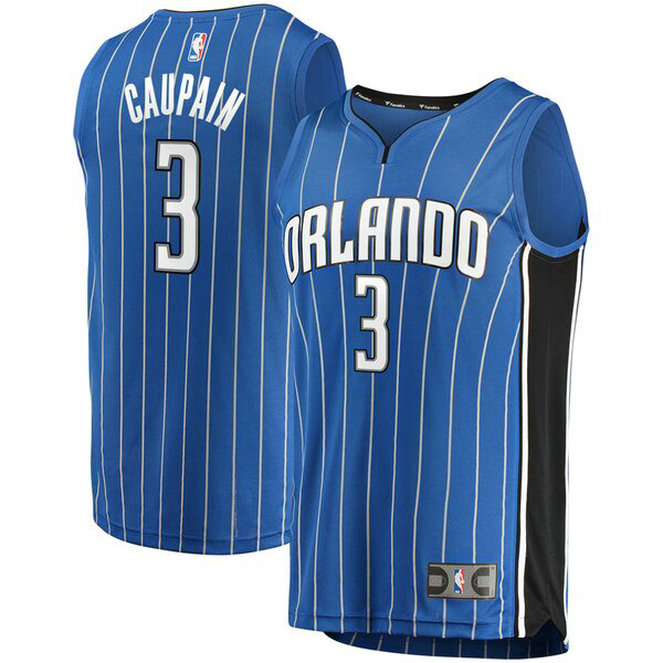 Camiseta baloncesto Troy Caupain 3 Icon Edition Azul Orlando Magic Hombre
