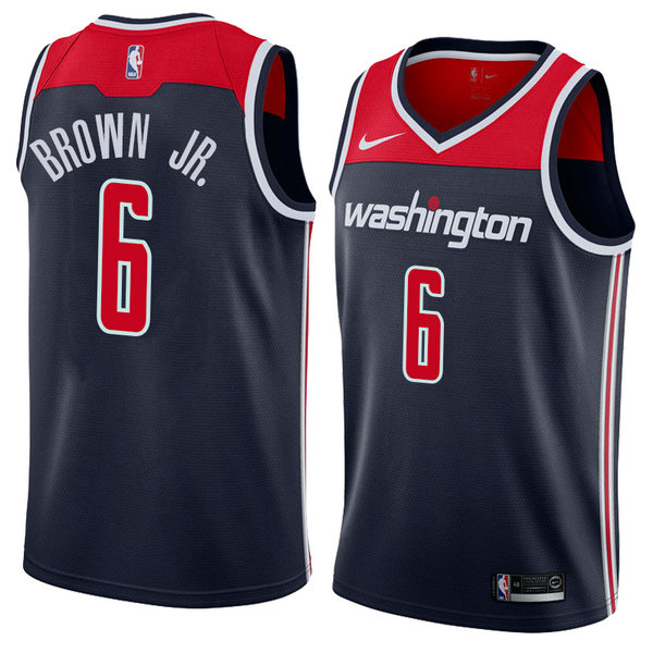 Camiseta baloncesto Troy Marronstatement 6 Statement 2018 Negro Washington Wizards Hombre