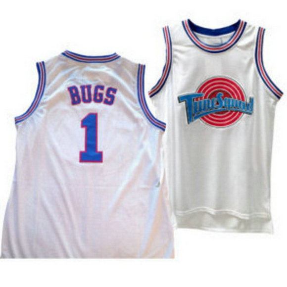 Camiseta baloncesto Tune Squad Bugs Bunny 1 Blanca