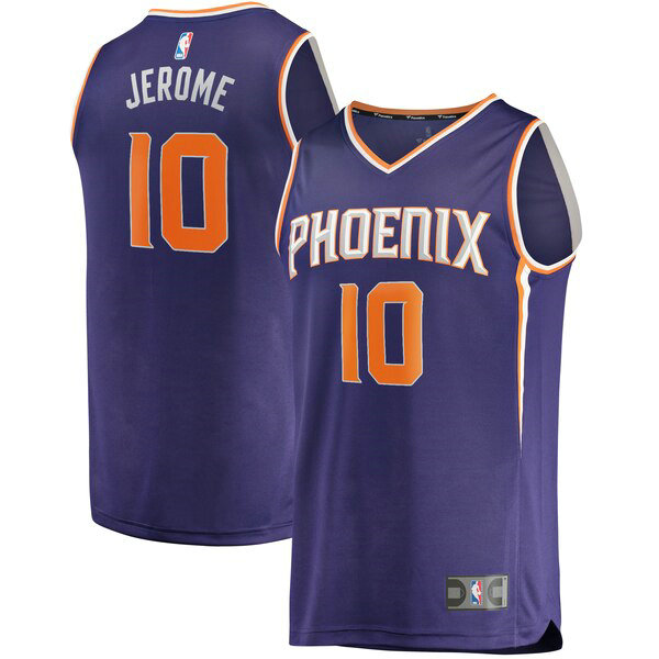 Camiseta baloncesto Ty Jerome 10 Icon Edition Púrpura Phoenix Suns Hombre
