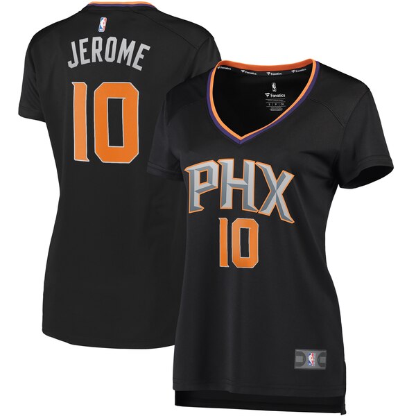 Camiseta baloncesto Ty Jerome 10 statement edition Negro Phoenix Suns Mujer