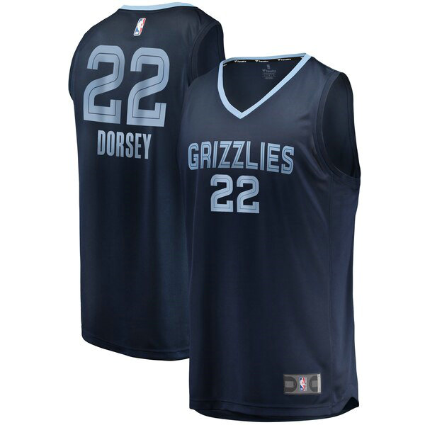 Camiseta baloncesto Tyler Dorsey 22 Icon Edition Armada Memphis Grizzlies Hombre
