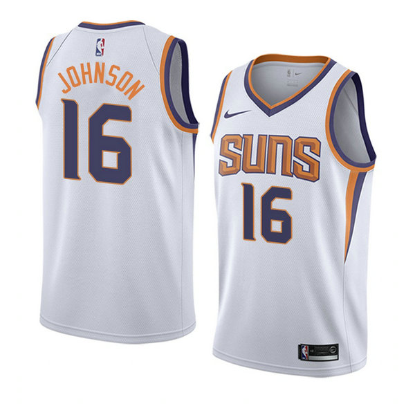 Camiseta baloncesto Tyler Johnson 16 Association 2018 Blanco Phoenix Suns Hombre