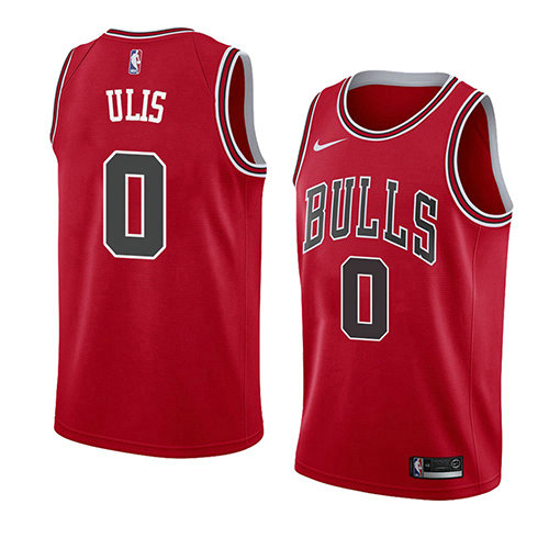 Camiseta baloncesto Tyler Ulis 0 Icon 2018 Rojo Chicago Bulls Hombre