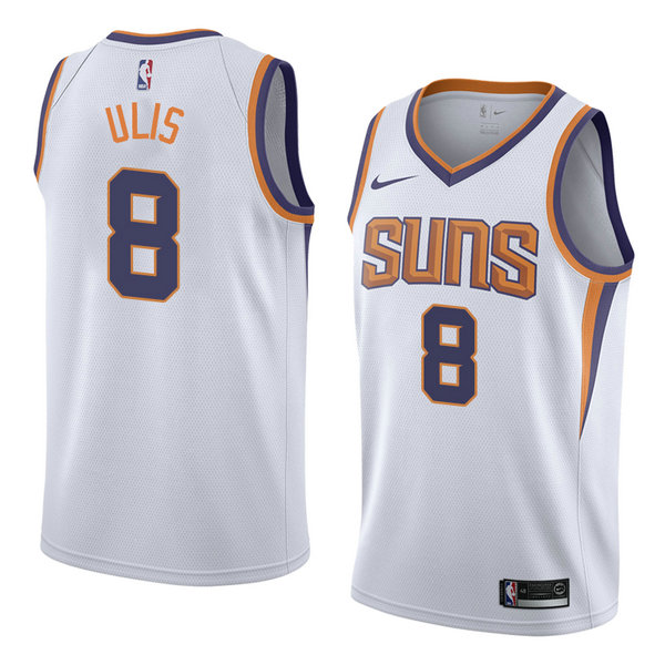 Camiseta baloncesto Tyler Ulis 8 Association 2018 Blanco Phoenix Suns Hombre