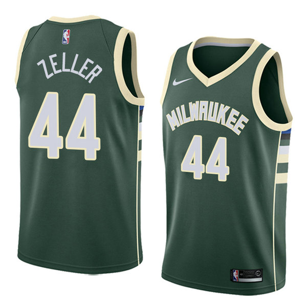 Camiseta baloncesto Tyler Zeller 44 Icon 2018 Verde Milwaukee Bucks Hombre