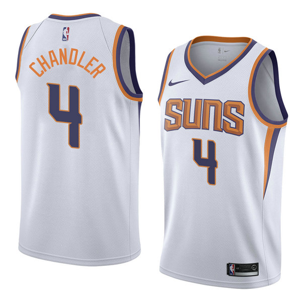 Camiseta baloncesto Tyson Chandler 4 Association 2018 Blanco Phoenix Suns Hombre