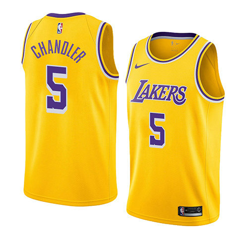 Camiseta baloncesto Tyson Chandler 5 Icon 2018-19 Oro Los Angeles Lakers Hombre