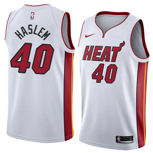 Camiseta baloncesto Udonis Haslem 40 Association 2018 Blanco Miami Heat Hombre