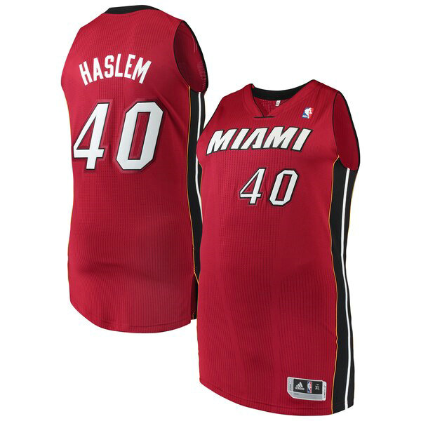 Camiseta baloncesto Udonis Haslem 40 adidas Rojo Miami Heat Hombre