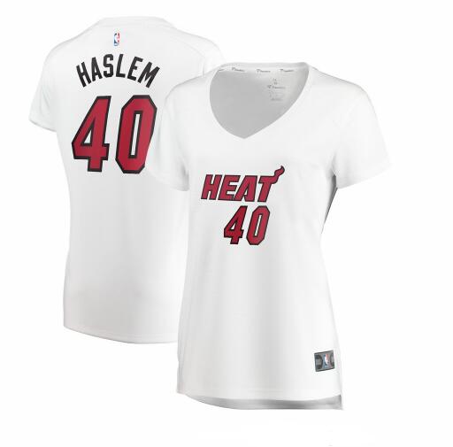 Camiseta baloncesto Udonis Haslem 40 association edition Blanco Miami Heat Mujer