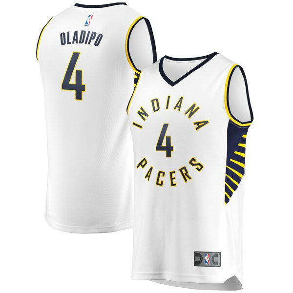 Camiseta baloncesto Victor Oladipo 4 Association Edition Blanco Indiana Pacers Hombre