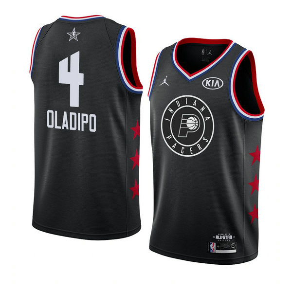 Camiseta baloncesto Victor Oladipo 4 Negro All Star 2019 Hombre