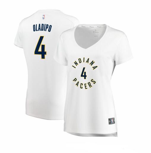 Camiseta baloncesto Victor Oladipo 4 association edition Blanco Indiana Pacers Mujer