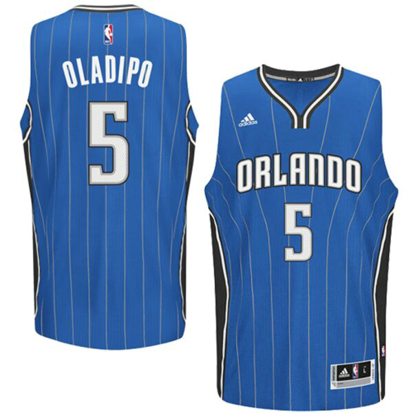 Camiseta baloncesto Victor Oladipo 5 adidas Player Swingman Azul Orlando Magic Hombre